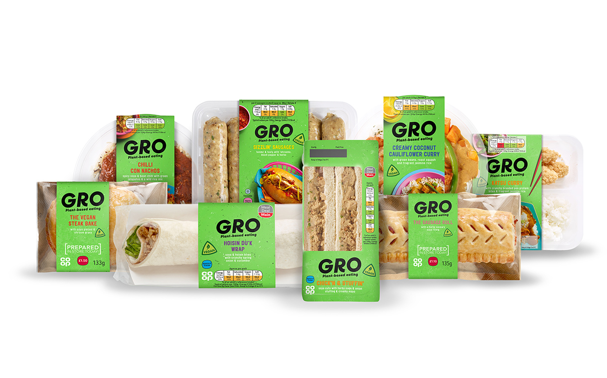 Co-operative launches own vegan range called Gro