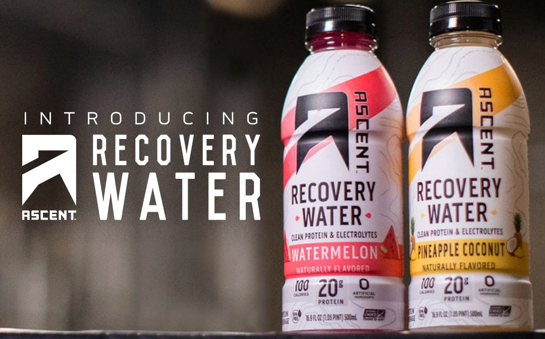 Ascent pairs electrolytes with protein for Recovery Water line