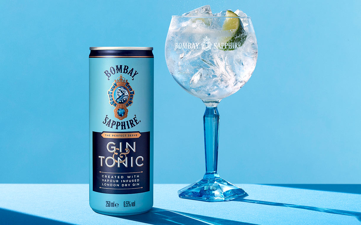 Bacardi releases ready-to-drink Bombay Sapphire gin and tonic