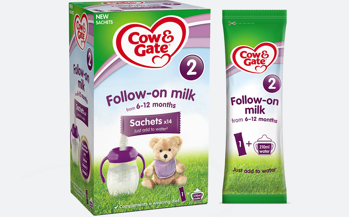 Danone introduces sachet packs for Aptamil and Cow & Gate