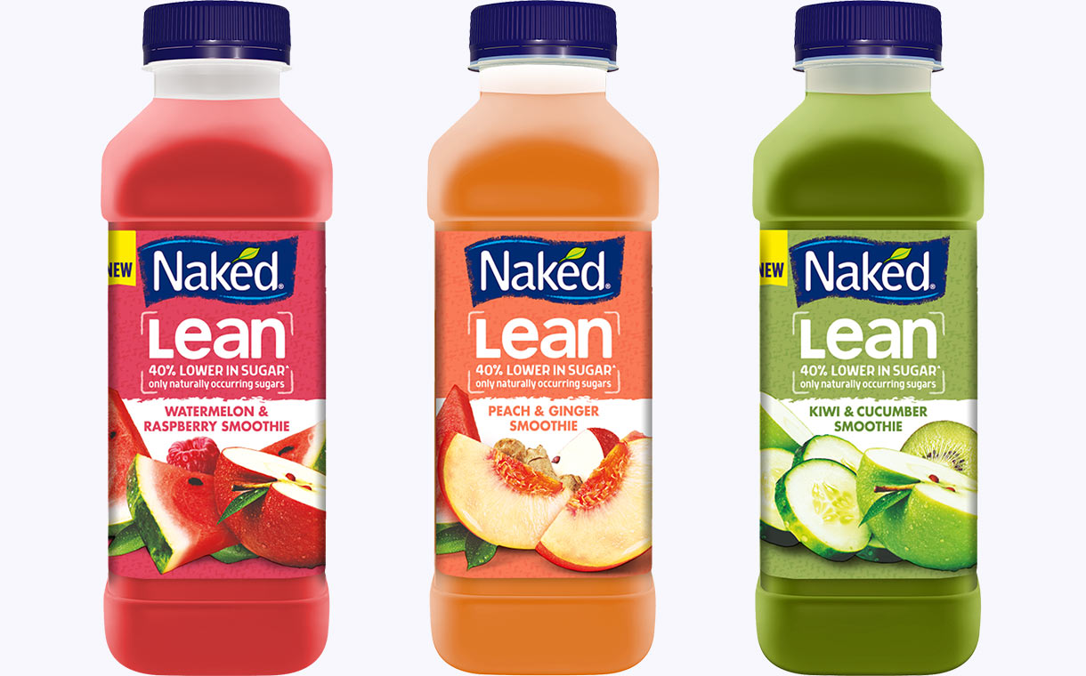 PepsiCo’s Naked Juice releases lower-sugar smoothie range