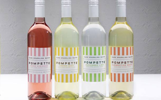 Pompette debuts hard sparkling waters with resealable bottles