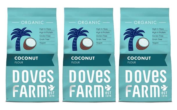 Doves Farm unveils a new look and organic coconut flour