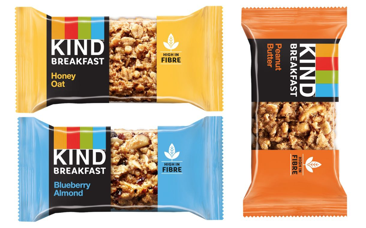 Kind expands into breakfast category with three new bars
