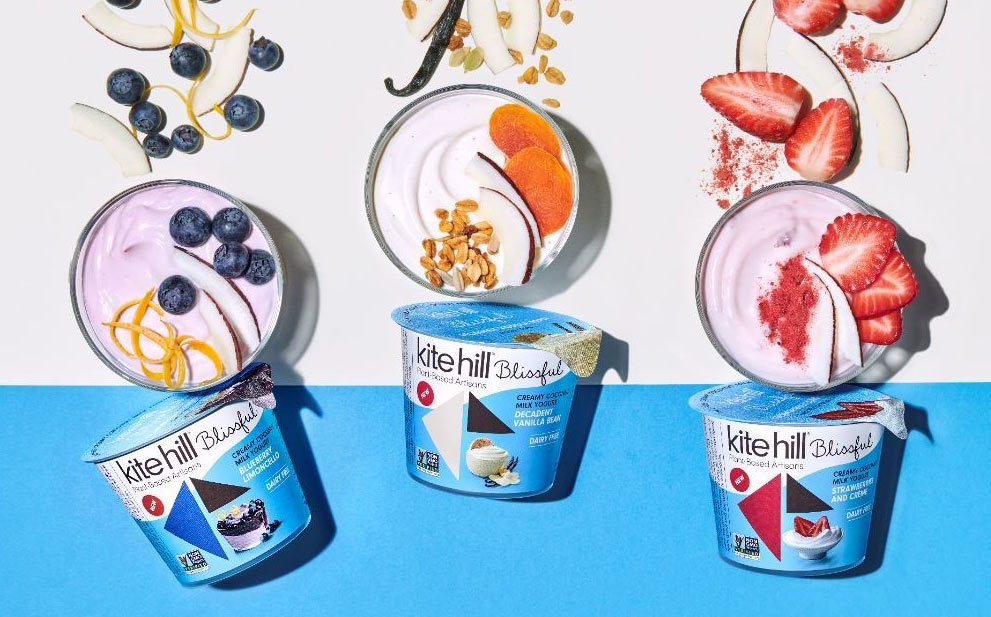 Kite Hill debuts plant-based sour cream and coconut milk yogurts