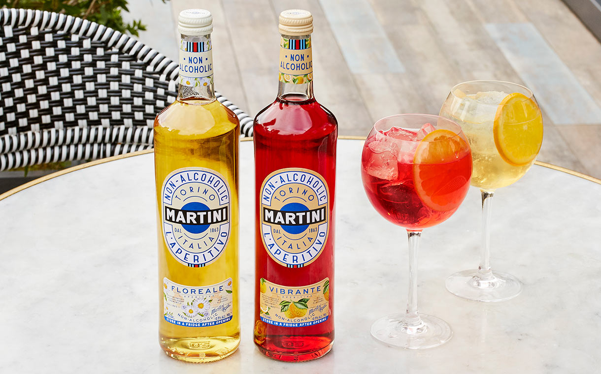 Bacardi introduces two non-alcoholic Martini aperitivos