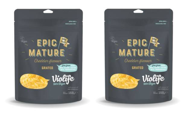 Violife to launch grated version of mature cheddar flavour in UK