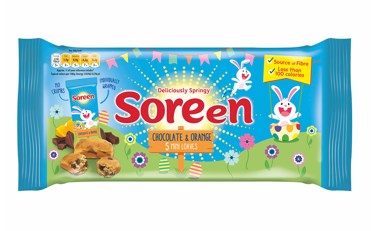 Soreen releases chocolate and orange malt loaf bars for Easter