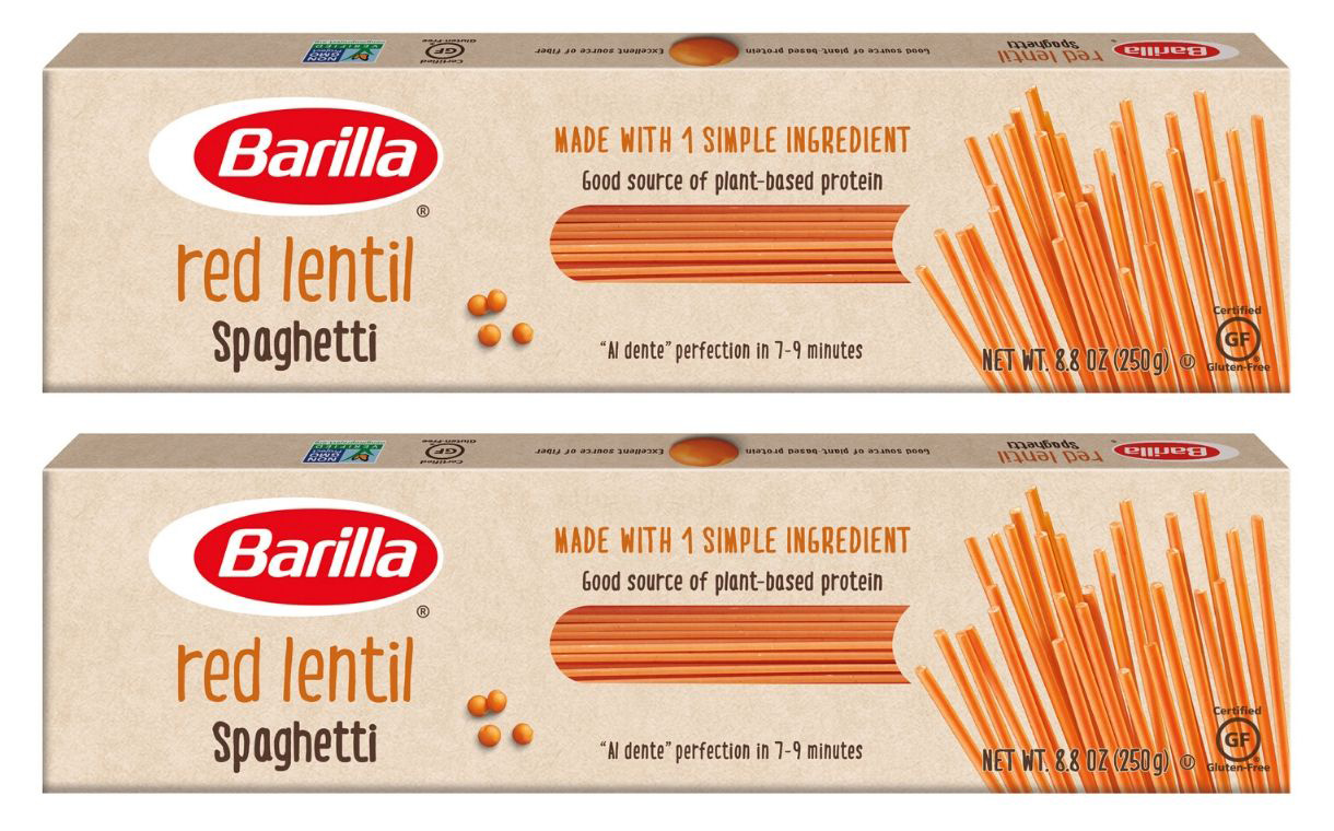 Barilla expands legume pasta line with Red Lentil Spaghetti