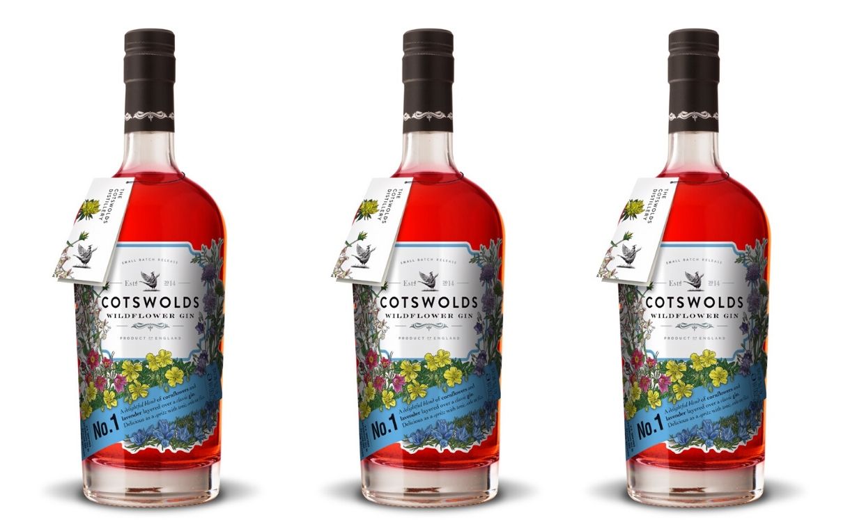 Cotswolds Distillery unveils new No.1 Wildflower Gin