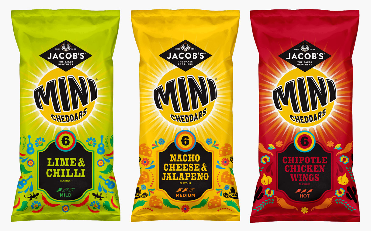 Pladis expands Mini Cheddars range with new Mexican flavours