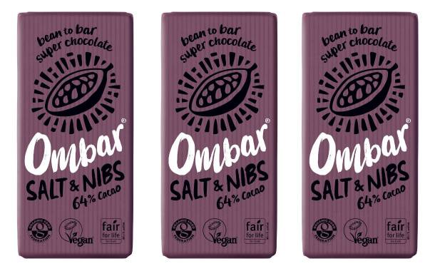 Ombar raw chocolate adds Salt & Nibs to its line-up