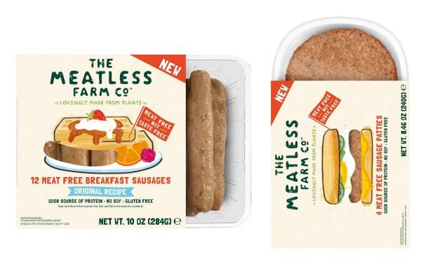 The Meatless Farm Co debuts plant-based breakfast sausage links and patties