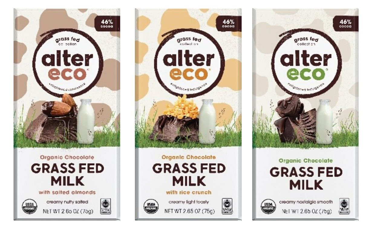Alter Eco unveils Grass Fed Milk Chocolate range in US
