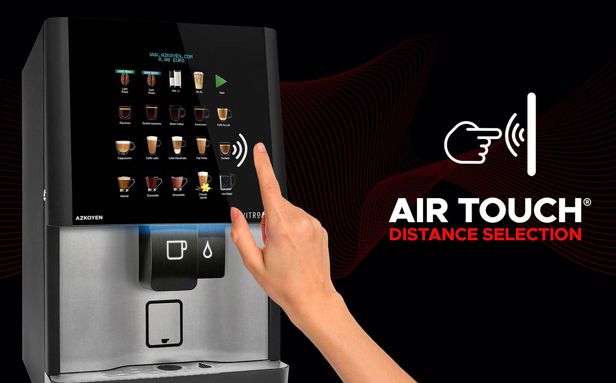 Azkoyen développe une technologie de sélection Air Touch sans contact pour la distribution automatique