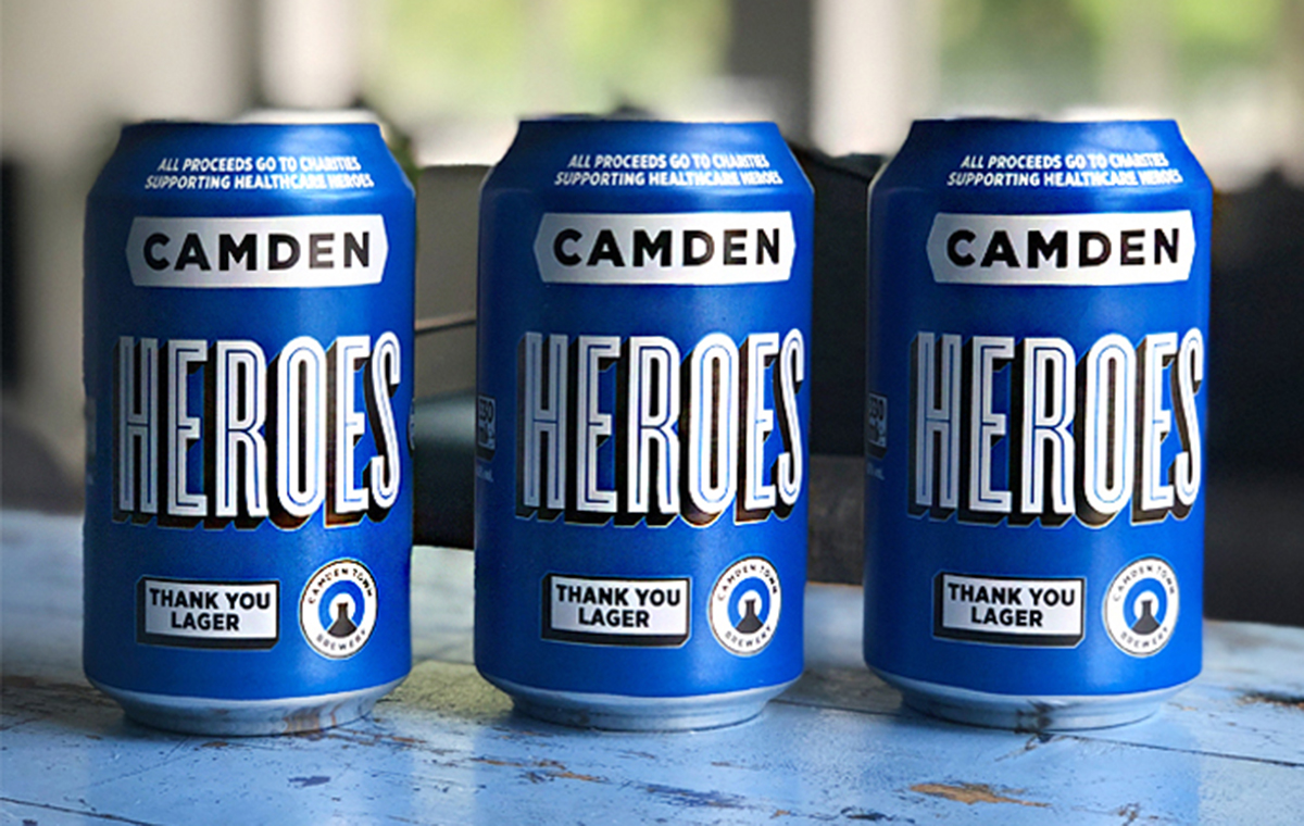 Camden Town Brewery rebrands beer in support of NHS