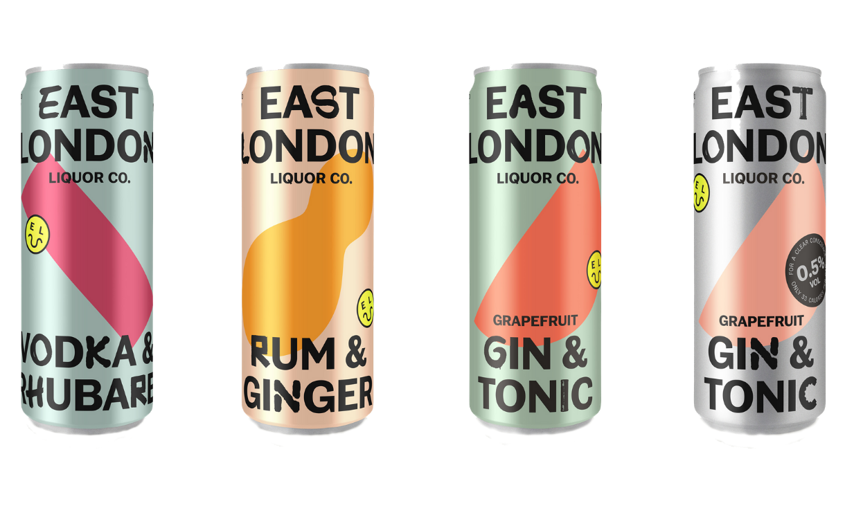 East London Liquor Co launches new range of RTDs
