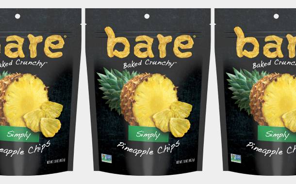 Bare Snacks releases Simply Pineapple Chips in the US