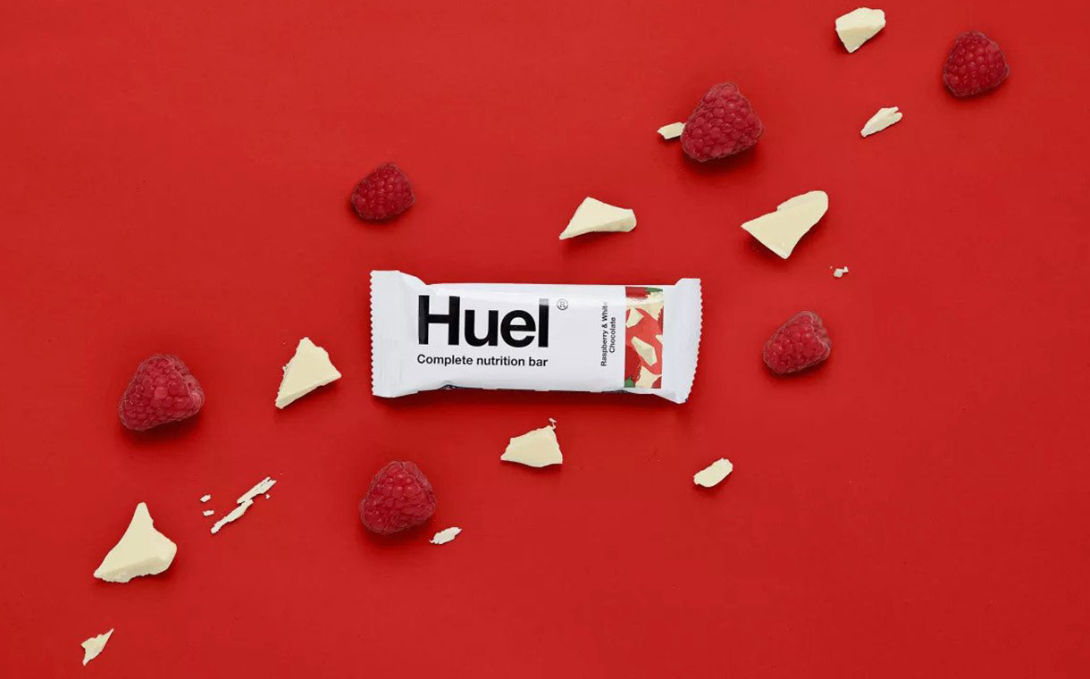 Huel adds vegan white chocolate product to snack bar range