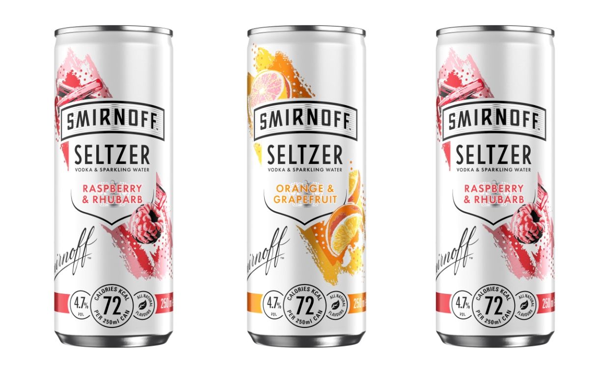 Diageo releases Smirnoff Seltzers range in the UK