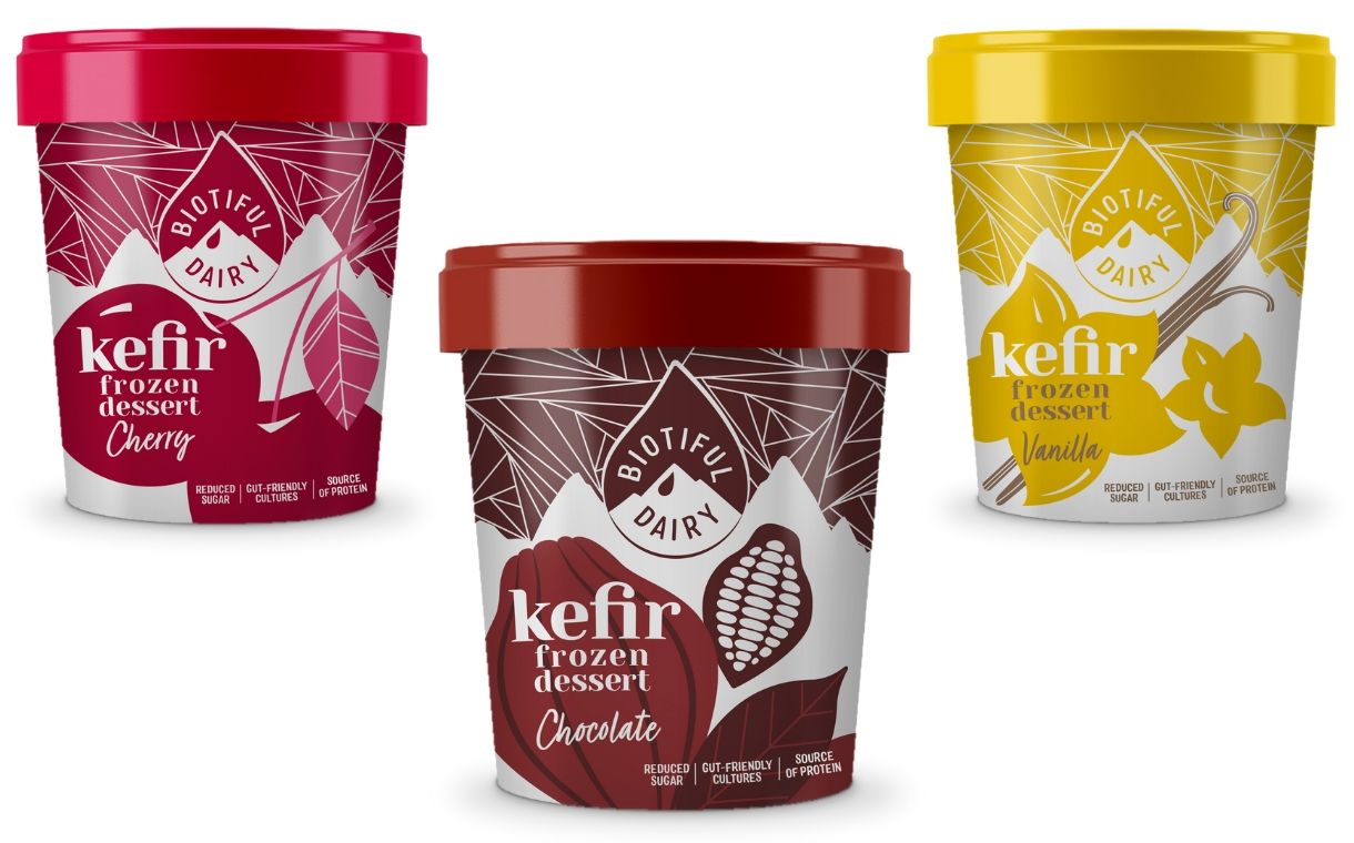 Biotiful Dairy debuts range of kefir ice cream in the UK