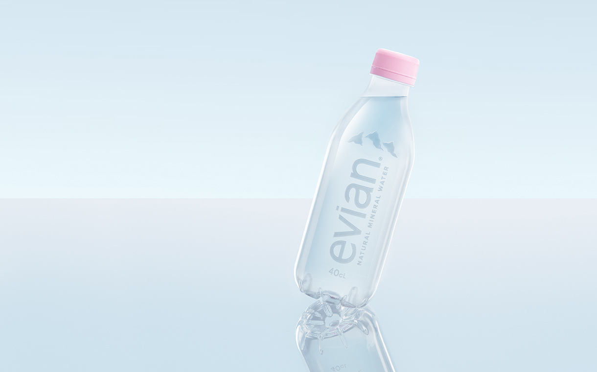 Evian introduces label-free, fully-recyclable water bottle