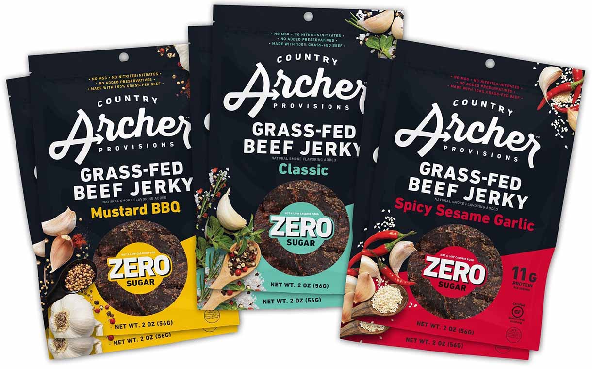 Country Archer Provisions debuts zero sugar beef jerky
