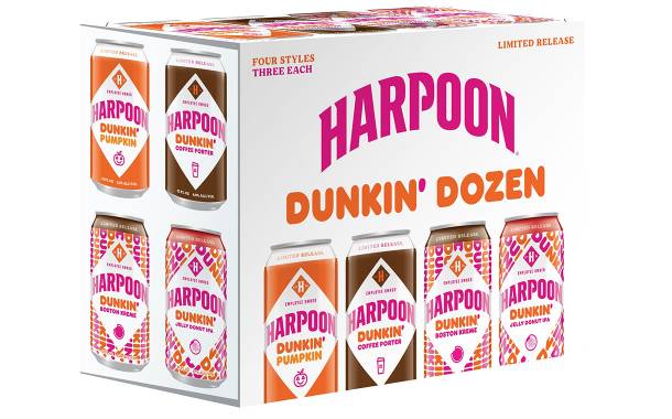 Dunkin’ Donuts and Harpoon Brewery collaborate to launch doughnut-infused beers