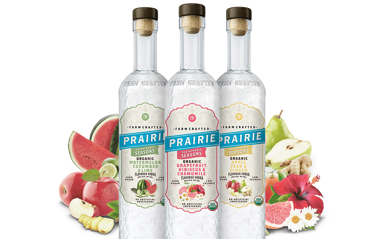 Prairie Organic launches vodka botanical collection