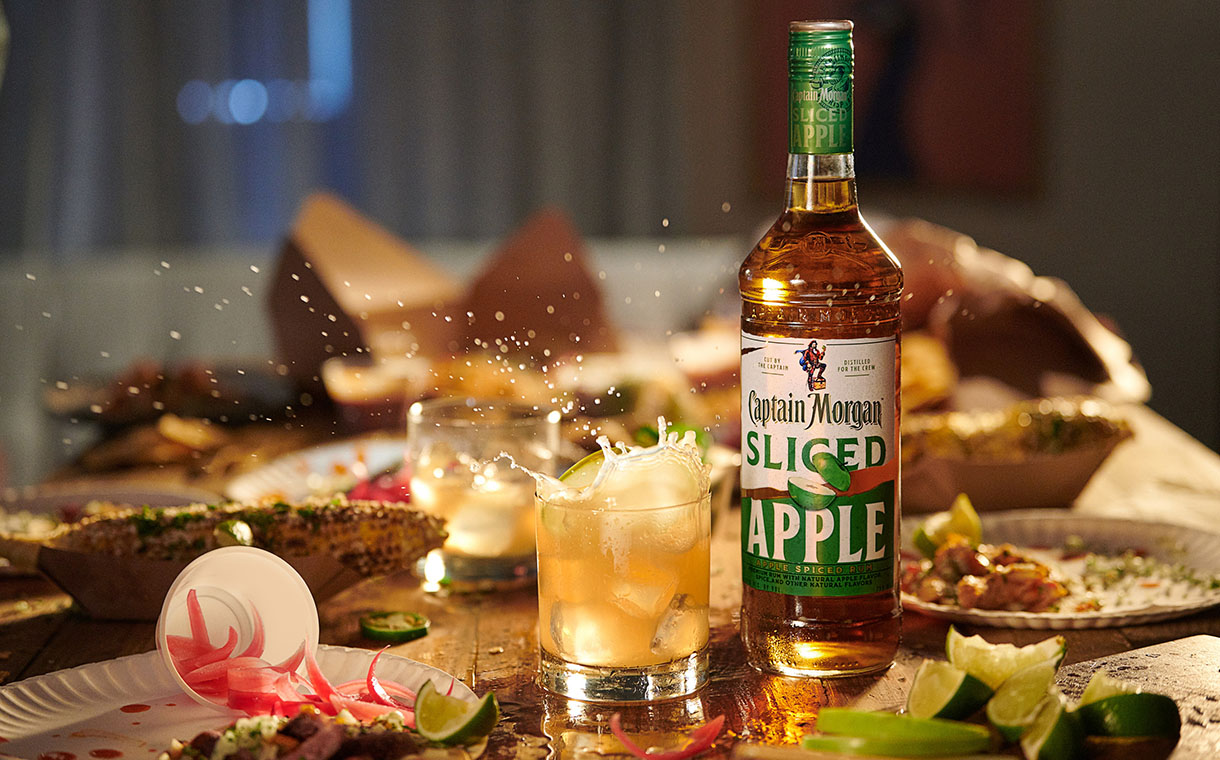 Diageo launches Captain Morgan Sliced Apple Spiced Rum