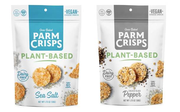 ParmCrisps debuts dairy-free cheese crisps in US