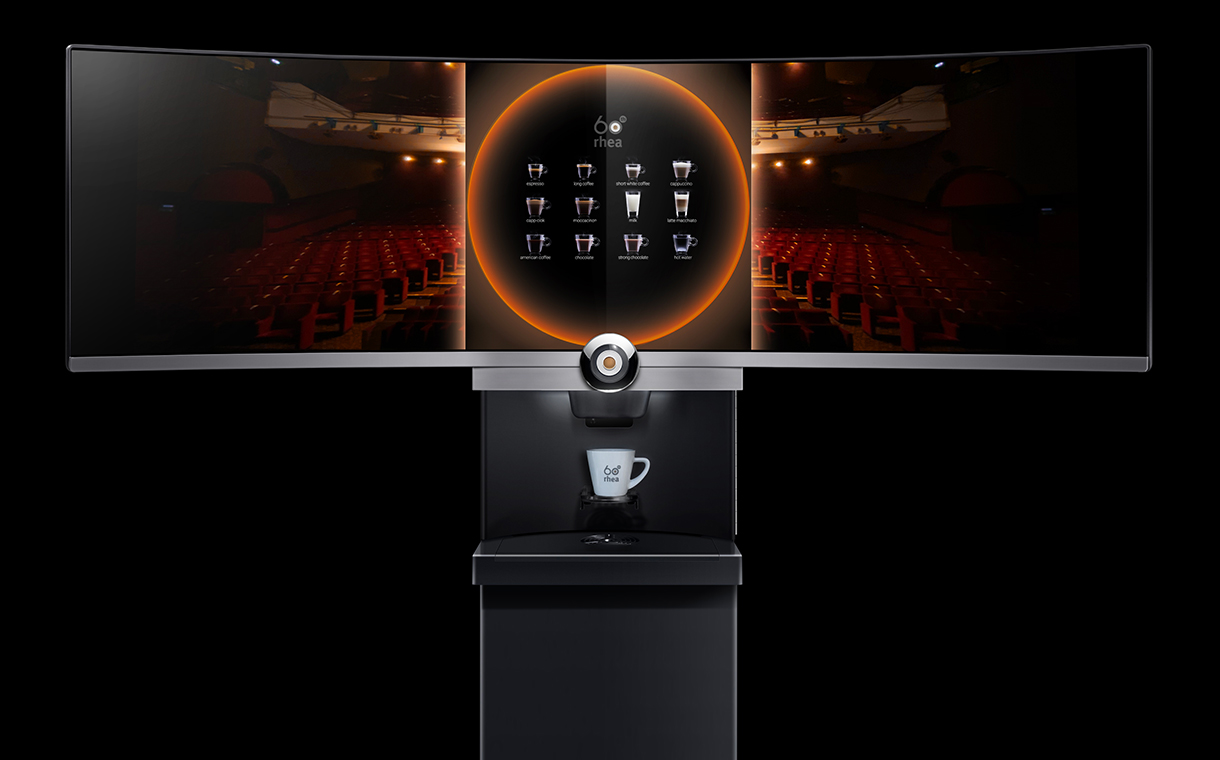Rhea Vendors Group launches Kairos coffee machine and digital lounge