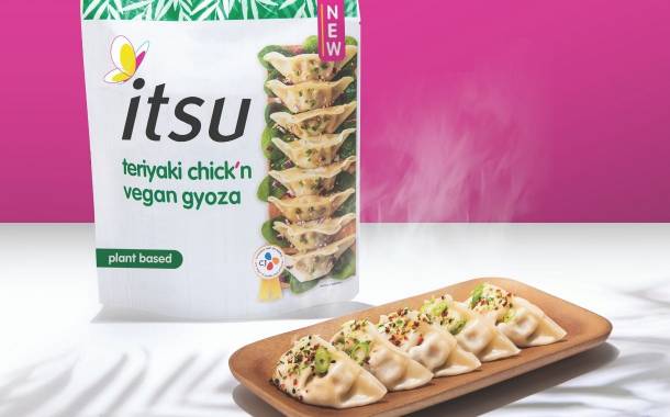 Itsu debuts teriyaki chick’n vegan gyoza in UK