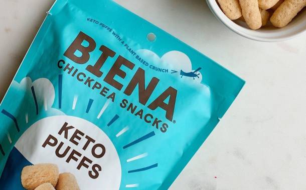 Biena Snacks unveils plant-based Keto Puffs in US