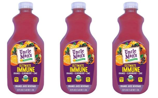Uncle Matt's Organic unveils Ultimate Immune drink