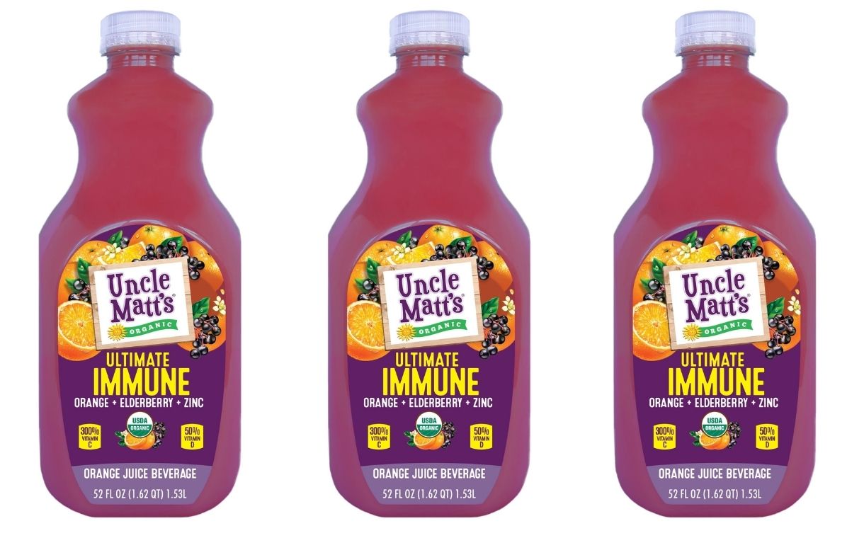 Uncle Matt's Organic unveils Ultimate Immune drink