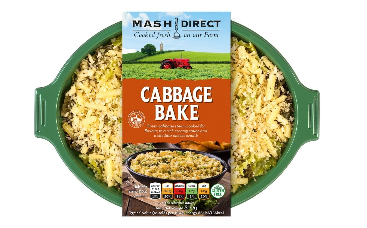 Mash Direct debuts cabbage bake