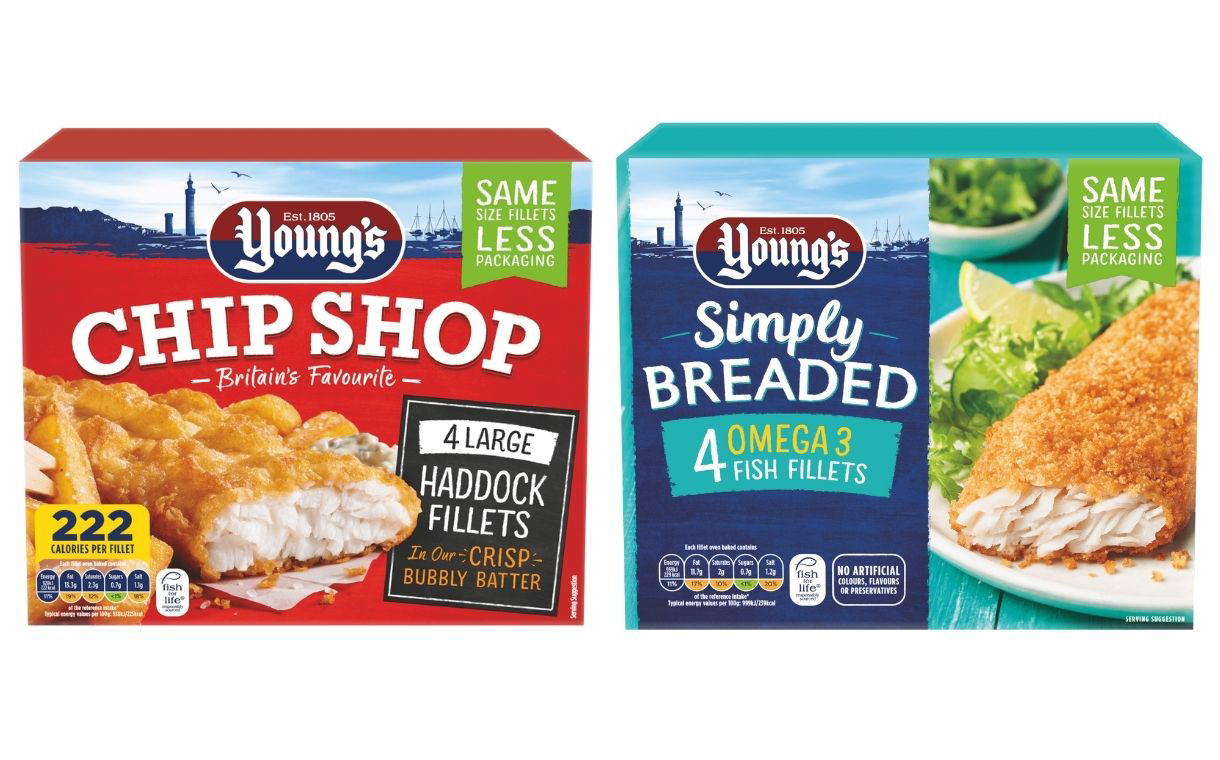Young’s Seafood hits packaging reduction targets ahead of schedule