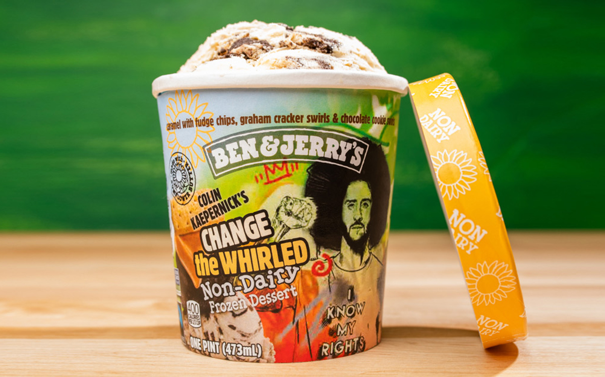 Ben & Jerry's and Colin Kaepernick to release Change the Whirled ice cream