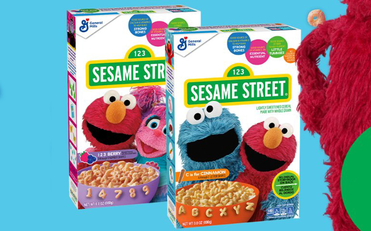 General Mills Debuts New Educational Sesame Street Cereal Foodbev Media