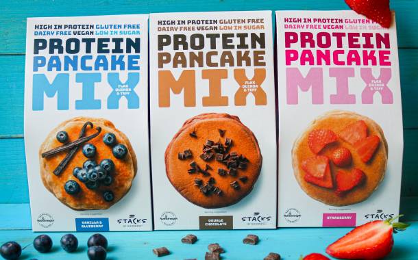 Sweetpea Pantry launches Stacks of Goodness protein pancake range