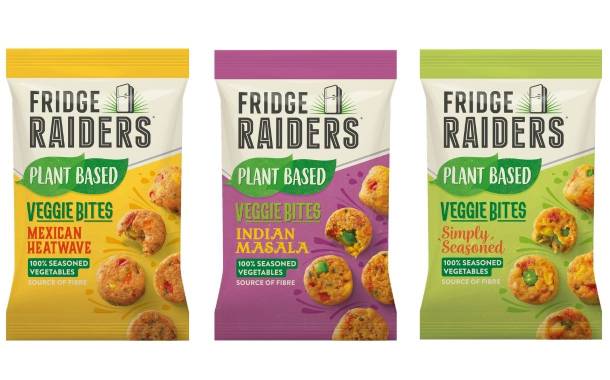 Fridge Raiders enters plant-based category with veggie bites