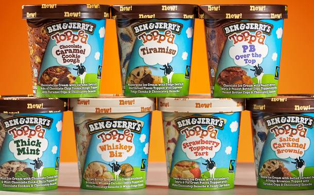 Ben & Jerry's reveals new Topped ice cream line