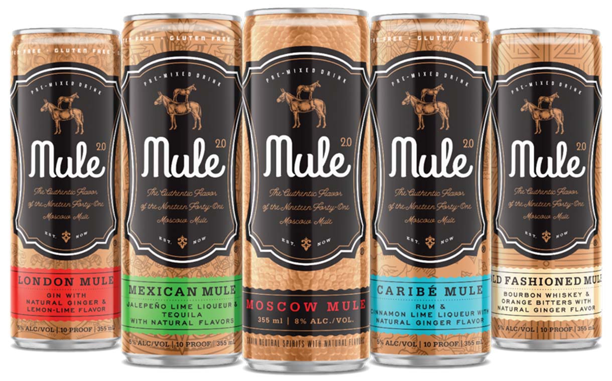 Mule 2.0 adds four new canned cocktails to line-up