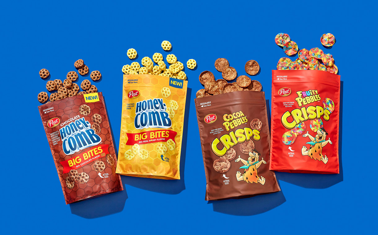 Post Consumer Brands launches new Pebbles and Honeycomb cereal snacks
