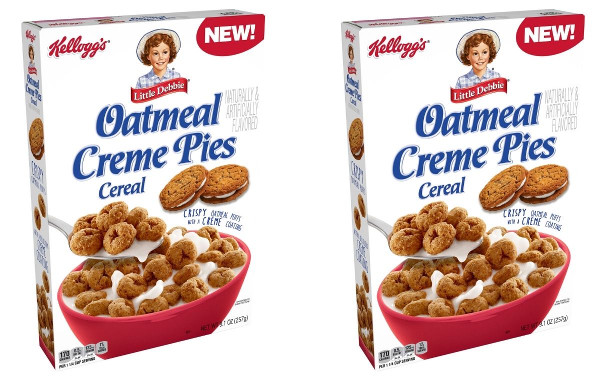 Kellogg debuts Little Debbie Oatmeal Creme Pies Cereal