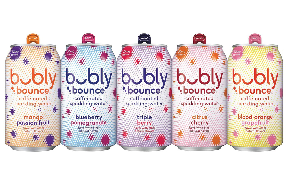 PepsiCo launches Bubly Bounce caffeinated sparkling water