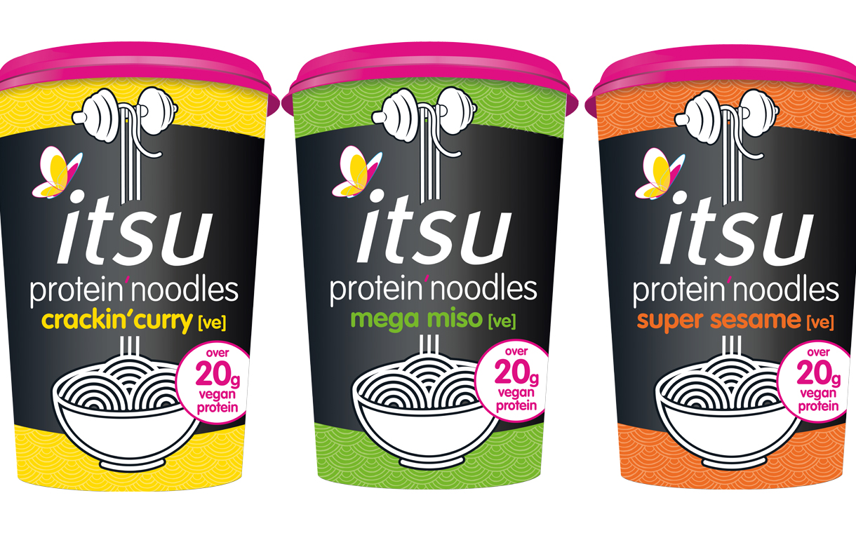 Itsu launches vegan protein noodles range in the UK