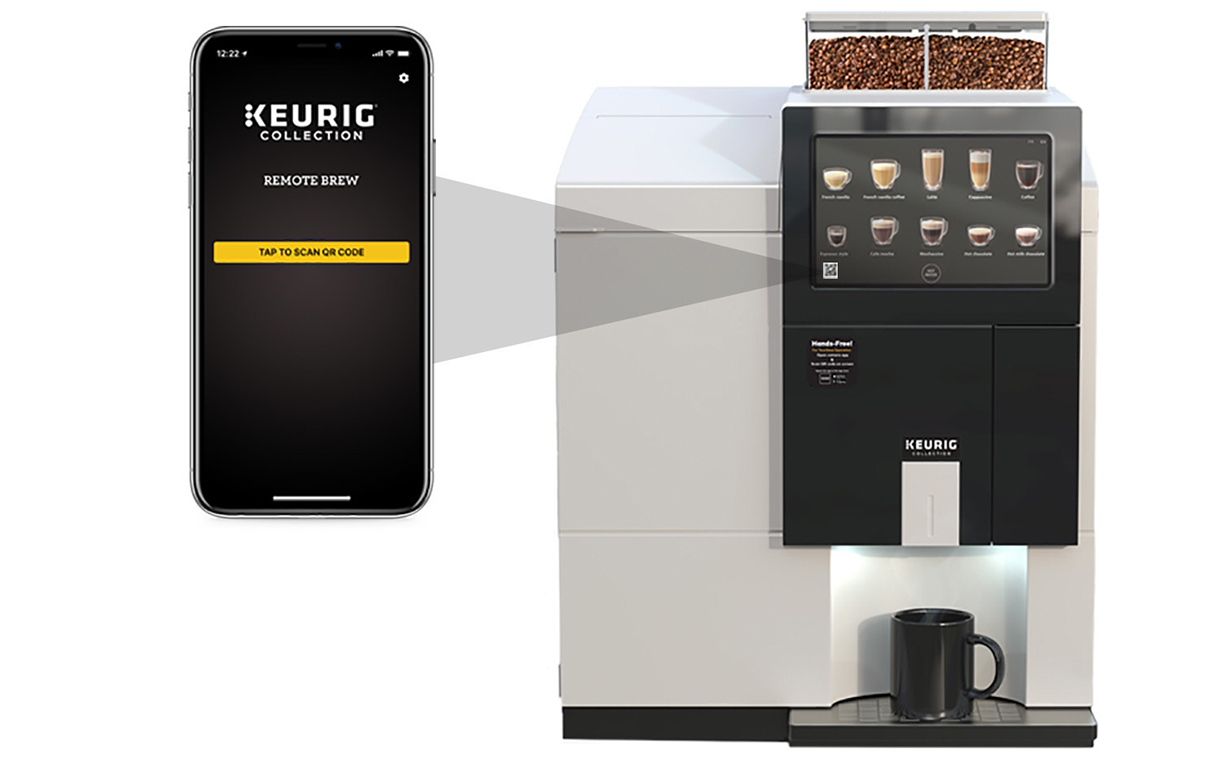 Keurig Commercial introduces touch-free coffee brewing features