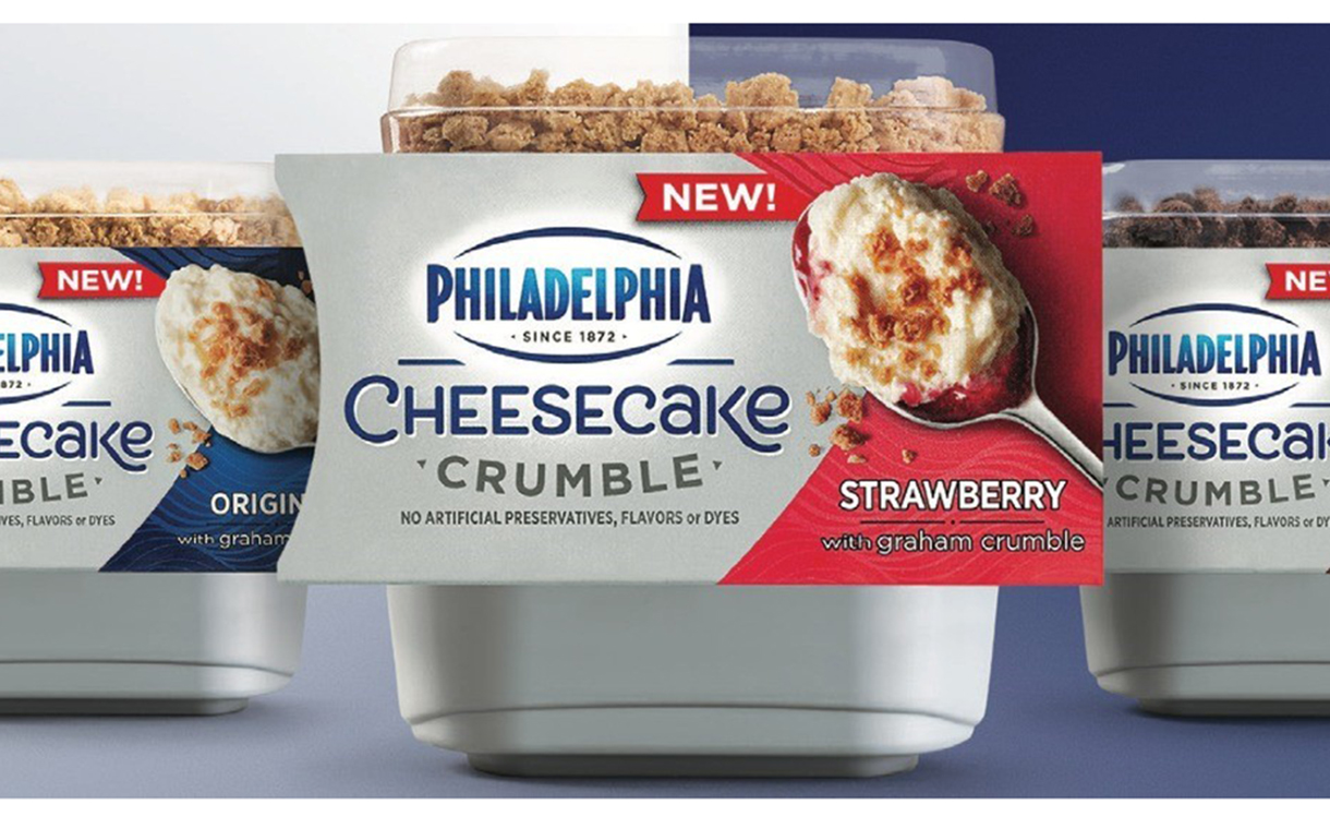 Philadelphia unveils range of Cheesecake Crumble single-serve cups